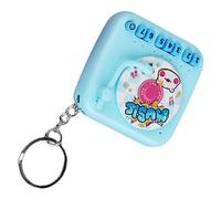 Sensory Keychain, Portable Tiny Retro Piano Keyring, Portable Playable Piano Pendant with Sound, Gramophone Keychain Handheld Game for Kids Adults