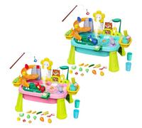 Sensory Kitchen Activity Set, Water Table For Kids, Kids Water Play Table With Pump, Interactive Station Toy | Learning Play Center For Preschoolers Boys Indoor Outdoor Bath Yard Garden Patio Daycare