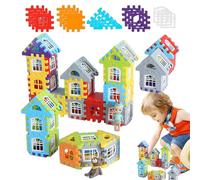 Sensory Learning Blocks - Interlocking Building Set For Preschool, STEM Intelligence Education Toys | For Preschool Education, Novelty Building Blocks, Interlocking Block Set