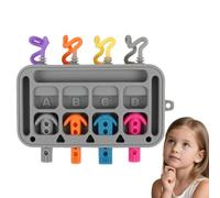 Sensory Learning Board - Soft Silicone Educational Toy, Activity Play Mat with Food-Grade Materials, Early Childhood Toy, Kindergarten Classroom Home Use, Preschool Development Skills