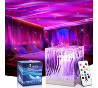 Sensory Lights Gifts for Girls Women, 18 Colors Bedside Lamps Northern Lights Projector, Remote Timer Galaxy Light, Soothing-for-Sleep Mood Lighting, Galaxy Projector, Bedroom Lamp Aurora Decor