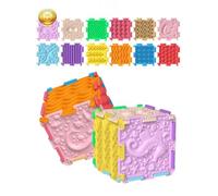 Sensory Mats for Autism Kids, 12pcs Multi Textured Tactile Sensory Play Mat