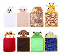Sensory Mats Set 8PCS Animal Sensory Toys with Different Textures Stress Relief and Focus Sensory Board, Sensory Board for Sensory Development