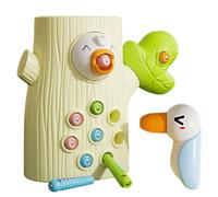 Sensory Motor Set - Colorful Skill Builder, Woodpecker Worm Toy, Kids Coordination Pack, Engaging Grasp Play, Creative Learning Toy | Advanced Enrichment Bundle Motivating Practice For Kids