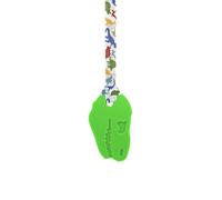 Sensory Oojamabobs - STRONG Dinosaur pendant chew necklace - Autism - Green with lanyard (8 designs available!) (Dinosaurs, 70cm Lanyard)