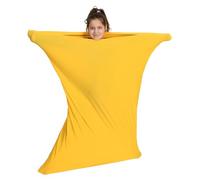 Sensory Owl Body Sock for Kids and Adults Helps with ASD ADHD Relieve Stress Spatial Awareness Aids L 155 cm Yellow