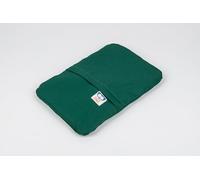 Sensory Owl Heat Pad - Microwavable - Cherry Pit Pillow - Back Neck Abdomen Pain Relief - Washable Cover - Emerald 20 x 28 cm