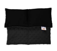 Sensory Owl Weighted Lap Pad With Soft Plushy Side Sensory Pillow For Children And Adults To Relive Stress Anxiety Self-Calming Relaxing 30 x 40 cm 4kg Black