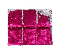 Sensory Owl Weighted Lap Pillow Two-Tone Sequin Pad To Relive Stress Anxiety Self-Calming Relaxing For Kids And Adults 30 x 40 cm 4 kg Pink