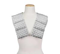 Sensory Owl Weighted Shoulder Neck Wrap 1 kg - for Kids and Adults - Stress Relief Autism ADHD - Minky Silver