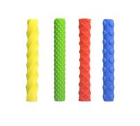 Sensory Pencil Grips Set for Kids and Adults, Silicone Pencil Sleeve Educational Tools for Fidgeting, Autism & ADHD, Ergonomic Right or Left-Handed Use, Reusable (Random Colors)
