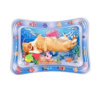 Sensory Play Mat - Water Activity Pad | Theme Baby Toy | Interactive Sensory Mat for Tummy Time | Soft Baby Mat with Floating Fish, Water Pad for Baby Development