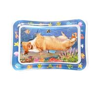 Sensory Play Mat - Water Activity Pad | Theme Baby Toy | Interactive Sensory Mat for Tummy Time | Soft Baby Mat with Floating Fish, Water Pad for Baby Development