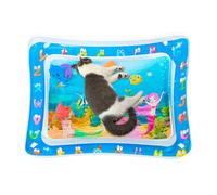 Sensory Play Mat - Water Activity Pad | Theme Baby Toy | Interactive Sensory Mat for Tummy Time | Soft Baby Mat with Floating Fish, Water Pad for Baby Development