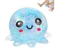 Sensory Play - Octo Squishy Calm Down Tools, Tactile Orbs with Silly Expressions, Quiet Concentration Enhancing Grip, Ideal for Calming Students Inside The Classroom Environment