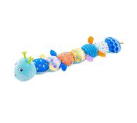 Sensory Plush - Caterpillar Teething Doll for | Soft Fabric with Gentle Textures, Easy Grip Design Supporting Tactile Exploration During Travel Nursery Playtime Cribs Bedrooms