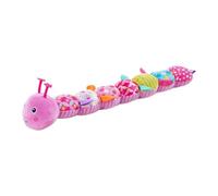 Sensory Plush - Caterpillar Teething Doll for | Soft Fabric with Gentle Textures, Easy Grip Design Supporting Tactile Exploration During Travel Nursery Playtime Cribs Bedrooms