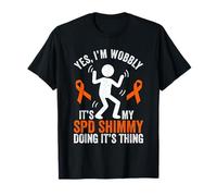 Sensory Processing Disorder Awareness Yes Im Wobbly SPD T-Shirt