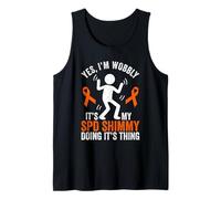 Sensory Processing Disorder Awareness Yes Im Wobbly SPD Tank Top