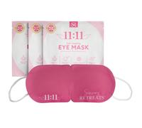 Sensory Retreats 11:11 Self Heating Eye Masks - Pack of 3 Single-Use Masks with Heat, Divine Rose & Oud Scented, Relaxing & Soothing Disposable Heated Sleep Mask - Ideal Warming Eye-Mask for Travel