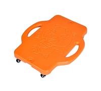 Sensory Scooter Board with Handles for Kids - for Autism, ADHD & SPD - Indoor Sensory Tool for Focus, Strength & Motor Skills - Two Sizes, Five Colours, Ages 3+ (Orange, Medium)