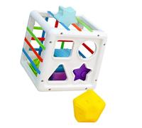 Sensory Shape Sorting Activity Toy With Geometric Designs Encourages Problem Solving Abilitiy And Creative Thinking Fine Motor Skill Development Toy