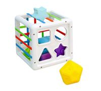Sensory Shape Sorting Activity Toy With Geometric Designs Encourages Problem Solving Abilitiy And Creative Thinking Fine Motor Skill Development Toy