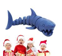 Sensory Shark Toy - 3D Printed Desk Toy, Movable Joints Crafted From Collectible Figurines Shark Toys To Your Kids You Offer Them An Engaging And Educational Playtime Experience