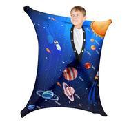 Sensory Sock Medium,6-9 Years,Space Full Body Sock Wrap for Autistic Children to Relieve Stress,Relaxing Sensory Compression Body Sack for Kids Sensory Processing Disorder