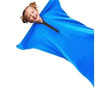 Sensory Sock Special Supplies With Sensory Need, Body Sock, Fun Dynamic Movement Socks Body Awareness Socks Safe, Breathable, Comforting For Kids Deep Pressure ( Color : Dark Blue , Size : S-102*69 cm