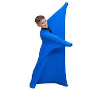 Sensory Sox Stretchy Body Socks Full-Body Wrap to Relieve Stress, Hyposensitivity Great for Boys, Girls with Autism, Anxiety (Small 47"x27", Blue)