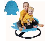 Sensory Spinning Chair, Autism Kids Sensory Swivel Toys, Sit and Spin Wobble Chair for Suitable for Boys and Girls with Autism and ADHD,Toddler Sensory Equipment (Penguin-Blue