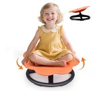 Sensory Spinning Chair for Autism Flower Sensory Board Kid Swing Chair Spinny Chair Physical Therapy Sensory Seating Metal Base Non-Slip Chair Sensory Toys Equipment for ADHD Body Coordination
