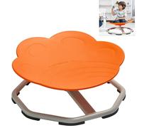Sensory Spinning Chair for Home Use, Swivel, Wobble, Toddlers, Kids, Training Body Coordination Toys for ADHD and Autism (Orange)