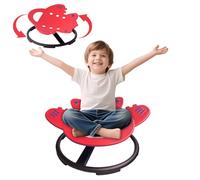 Sensory Spinning Chair for Kids,Autism Childs Swivel Chair,Sit and Spin Toy,Sensory Equipment,Non-Slip Metal Base Indoor and Outdoor Training Body Coordination Ages 3-12