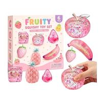 Sensory Squeeze Fruits 6 Pieces Slow Expanding Stress