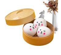 Sensory Squeeze Toy,3-Piece Relief Funny Slow-Rise | Steamed Bun Adults Squeeze Relief Toys | for Boys Girls Teens Adults Students Home Office Classroom Travel