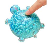Sensory Squeeze Toy - Glitter Turtle Slow Rise Ball,Stress Toys - for Home School Classroom Dorm College Travel Road Trip Holiday