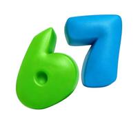 Sensory Squeeze Toy - Number 6 And 7 Shape, Ensurre Qualiity Soft Vent Fidgets, Smmooth Surrfaces Stress Relievers, Durrable Focused Calming squisshy Items - For Adults Kids School Work Trips