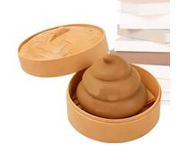 Sensory Squeeze Toy,Poop Shape Slow Rebound Dough Balls | Sensory Balls with Steamer Box,for Home School Classroom Dorm College Travel Road Trip Holiday