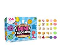 Sensory Squeeze Toy - Satisfying Action Box Sets, Compact Food Pinching Fidget Tools, Daily Stress Relief Vent Artifacts, Twenty Four Pieces Countdown Calendar - For Home Office Study Breaks