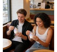 Sensory Squeeze Toy - Silicone Stress Relief Enrichment Game,Ice Cream Shape Stress Relief Toy - for Kids Adults Students Indoor Classroom Workplace Travel Home Stocking Stuffer Birthday Easter Basket