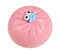 Sensory Squeeze Toy, Slow Rebound Soft Dough Ball, Stress Relief Bun Shape Squishy Toy for Boys Girls Children Students Adults, Fun Fidget Ball for Classroom Home Dorm Commuting Travel School