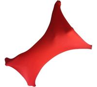 Sensory Stretchy Body Sock for Individuals with Autism, Anxiety - Deep Pressure Simulation Blanket Full-Body Wrap Snap Closure(Rot,Small)