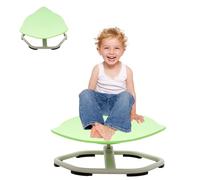 Sensory Swivel Chair for Astium Kids, Teenager, Sensory Seeker, Swivel Sit and Spin Chair, Sensory Spin Seat for Training Balance, Sensory Stimulation (Green)