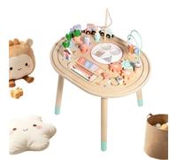 Sensory Table Educational Wooden Standing Bead Maze Gear