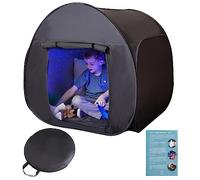 Sensory Tent | Calm Down Tent Age 3+ For Children To Play And Relax | Sensory Corner | Helps With Autism, SPD, Anxiety & Improve Focus | Black Out Sensory Tents For Autistic Children (90 Cm)