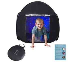 Sensory Tent | Calm Down Tent for Children to Play and Relax | Sensory Corner | Helps with Autism, SPD, Anxiety & Improve Focus | Black Out Den for Autistic Kids | Small
