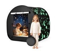 Sensory Tent, Calm Down Tent For Kids To Play and Relax, Sensory Corner, Portable Pop Up Den, Foldable Black Out Play Tent for Autistic Children, Helps With Autism, SPD, ADHD Anxiety & Improve Focus