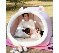 Sensory Tent for Kids Adults - Giant Blackout Calming Hideout Den Calm Down Fort | Portable Autistic Sensory Room Play Tents Relieve Anxiety